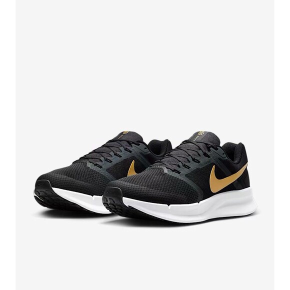 Nike Run Swift 3 Running Shoes Men’s Size 11.5 Black/Metallic Gold DR2695-010